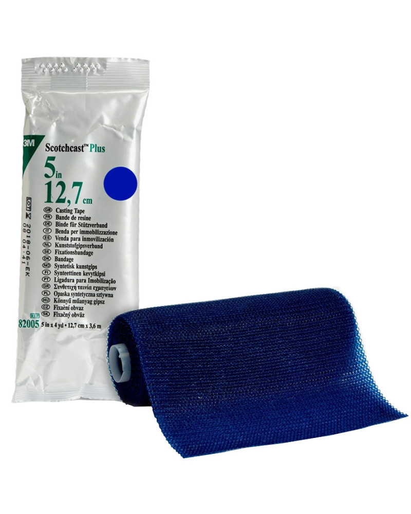 Bande de résine Scotchcast Plus 3M 12,7 cm bleu marine | Socimed