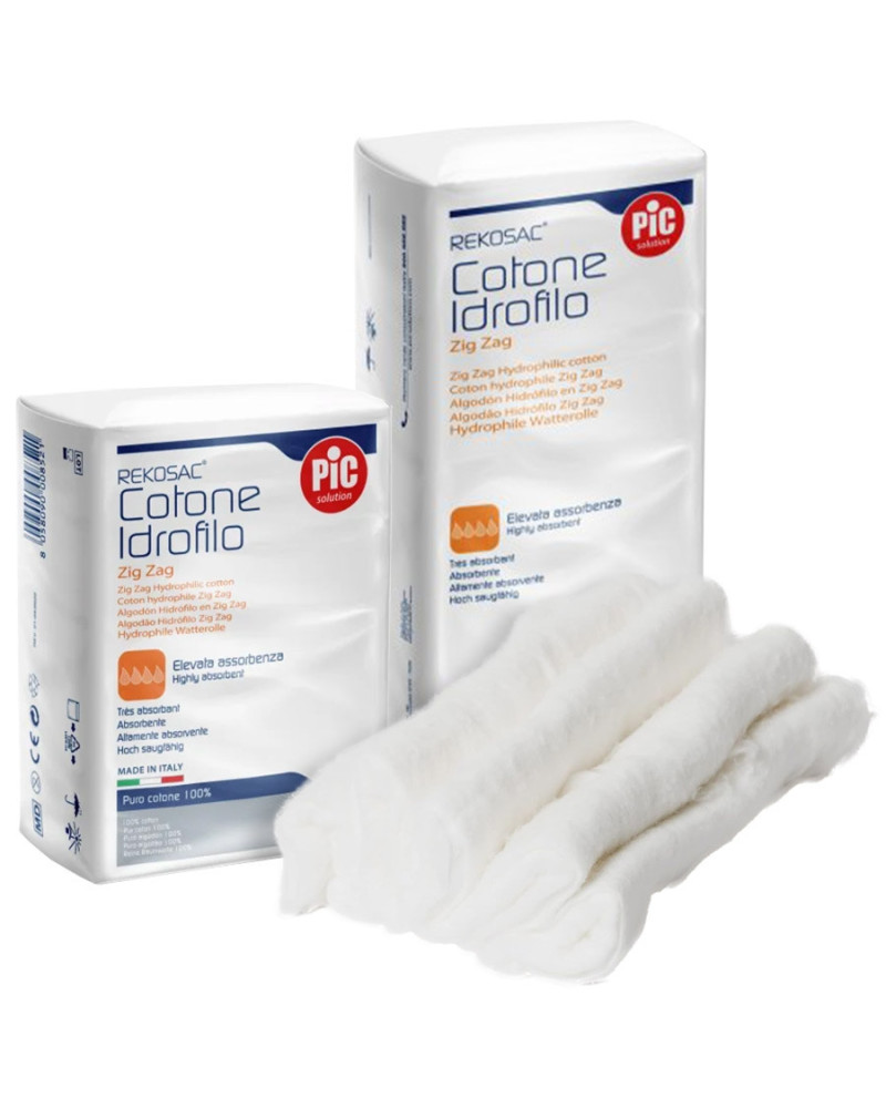 Coton hydrophile accordéon Rekosac PIC douceur absorption | Socimed
