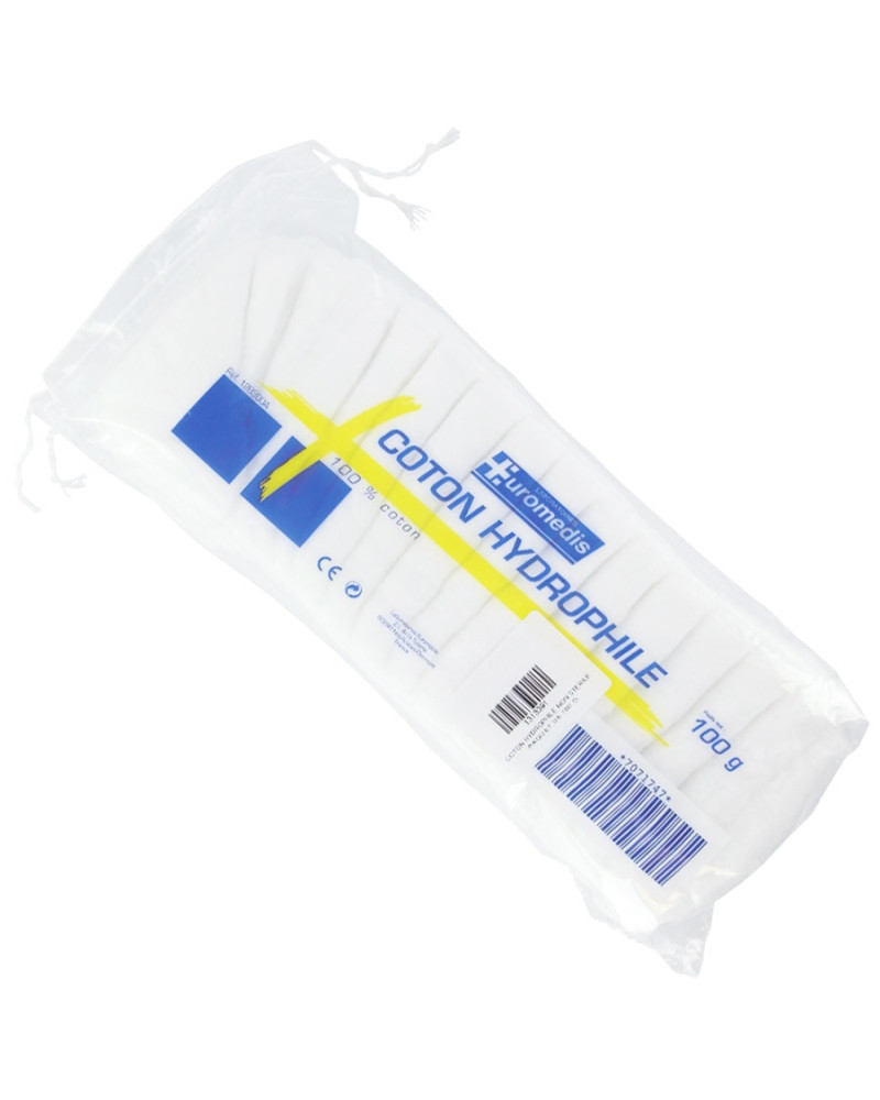 Coton accordéon Euromedis 100g qualité chirurgicale | Socimed