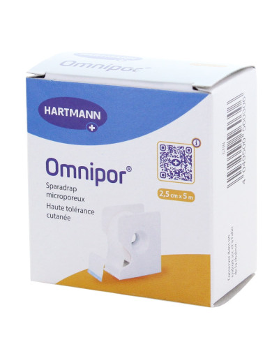 Sparadrap Omnipor Hartmann microporeux non-tissé dévidoir | Socimed