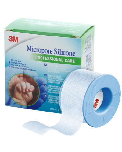 Sparadrap Micropore Silicone 3M peaux fragiles atraumatique | Socimed