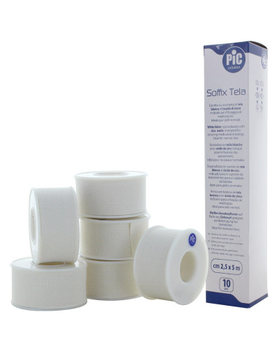 Sparadrap en toile Soffix Tela PIC tissu hypoallergénique | Socimed
