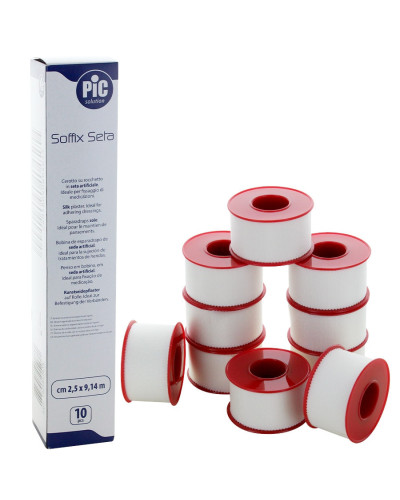 Sparadrap en soie blanche Soffix Seta PIC résistant | Socimed
