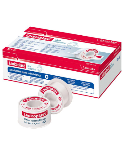Sparadrap siliconé Leukoplast Skin Sensitive réajustable | Socimed