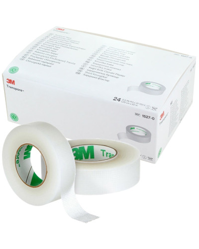 Sparadrap Transpore 3M microperforé transparent | Socimed