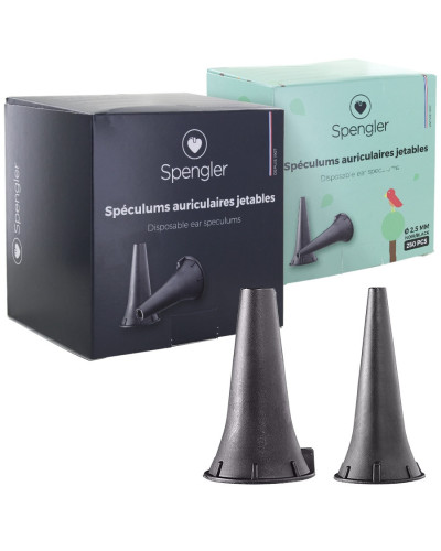 Spéculums auriculaires usage unique Spengler boîte de 250 | Socimed