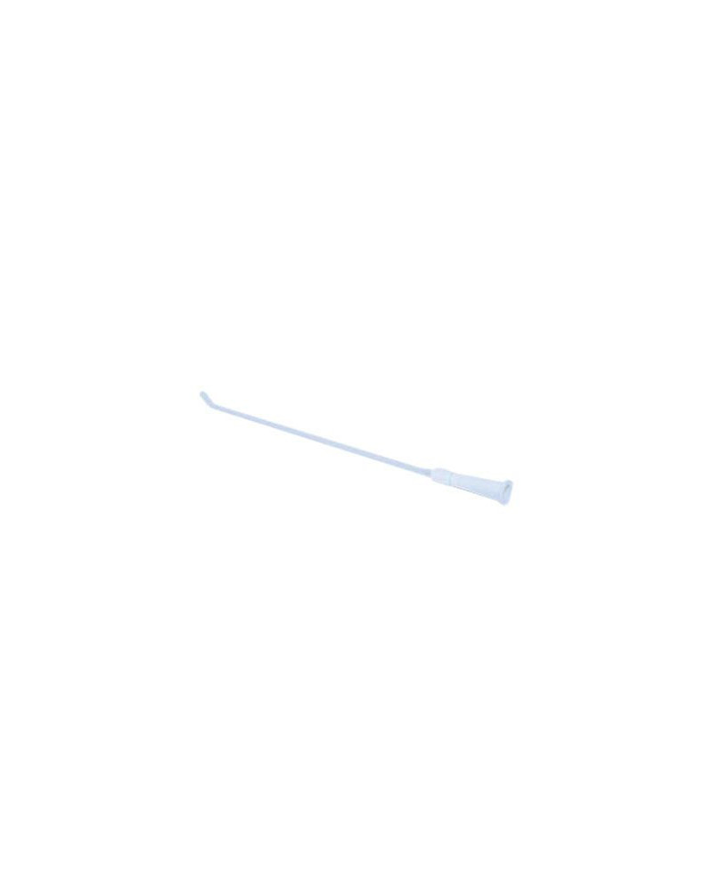 Sonde vésicale béquillée pour femme, sans ballonnet 18cm CH10