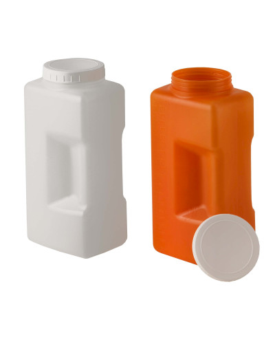 Bocal à Urine 2000 ml 24h Gradué PEHD - Naturel | SOCIMED