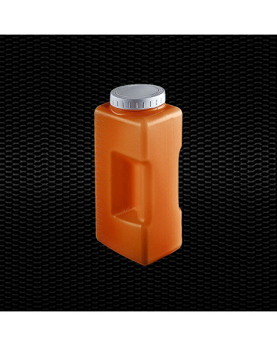 Bocal à urine 24h 2 000 ml gradué avec poignée - Marron (pour tests photosensibles