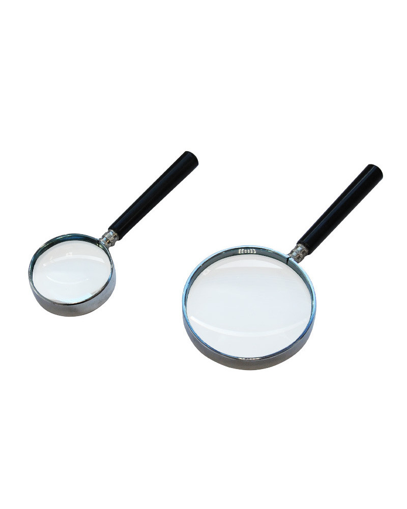 Loupe grossissante  x5 à anneau métallique 50 mm