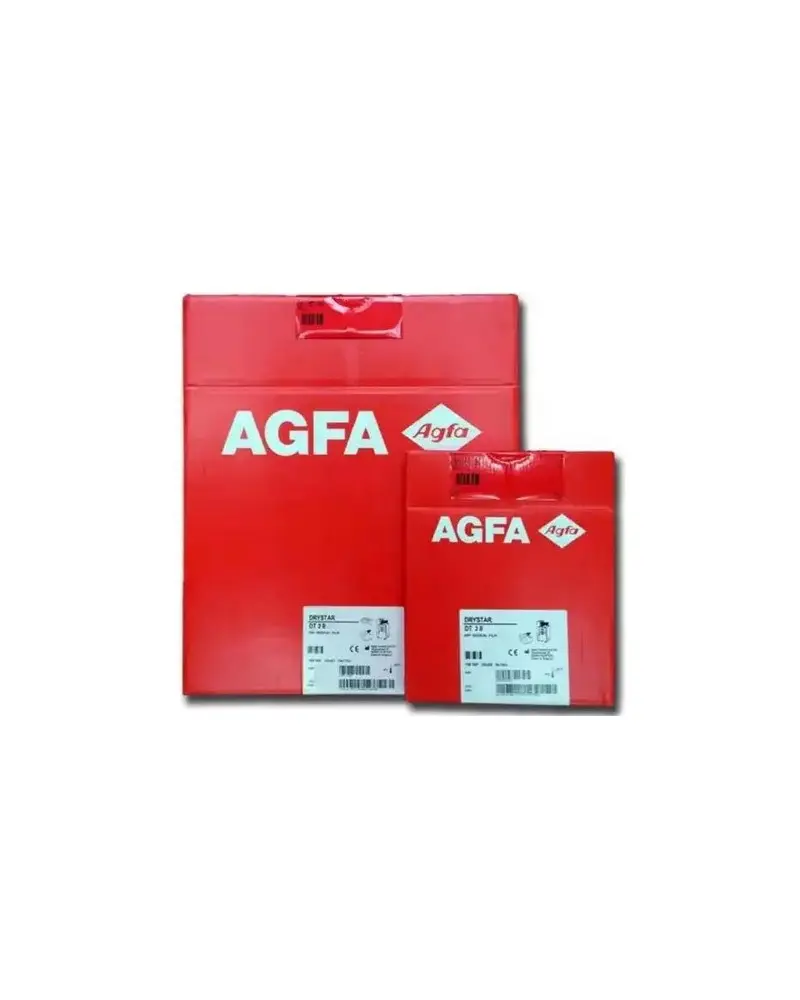 Film de Radiographie AGFA DT2B, Dim 35 x 35 cm, 100 films