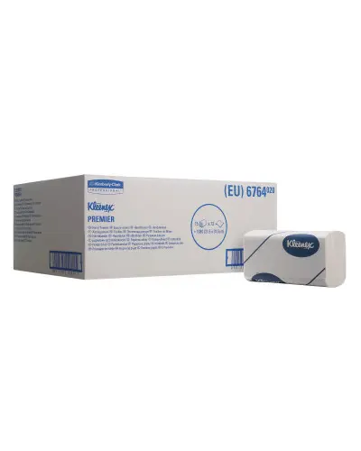 Kimtech 7643 Essuyeurs Process Bleu - Rouleau De 500 Feuilles Sans Peluche - Idéal Nettoyage Industriel