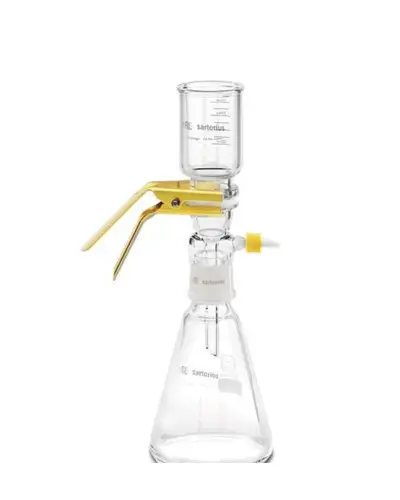 Kit De Filtration Sous Vide Laboratoire - Entonnoir Verre 300ml + Fiole 1000ml, En Verre Borosilicate - 7